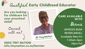 Tiny Nation Educator - Southland - Bernie